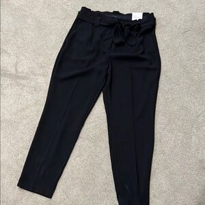 Express Black Trousers with Straight-Leg Fit